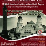 15th ASEAN Federation of Psychiatry and Mental health Congress at Semarang Indonesia